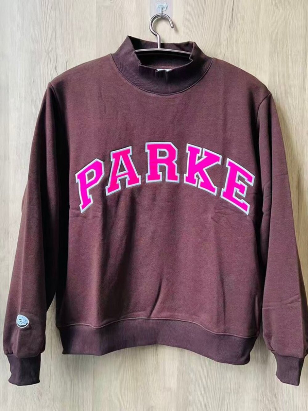 PARKE x Dunkin Brown Mock Neck Sweatshirt L/XL